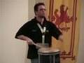 Steven McWhirter plays the International Drumsalute