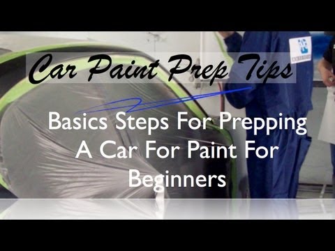 how to prep and paint a car