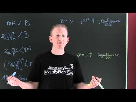 how to determine sample size