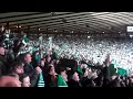 Stirring rendition of the Easter Road anthem as Hibs fans celebrate reaching the 2012 Scottish Cup final