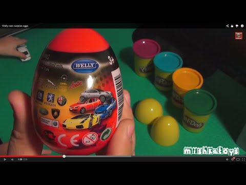 Welly cars surprise eggs