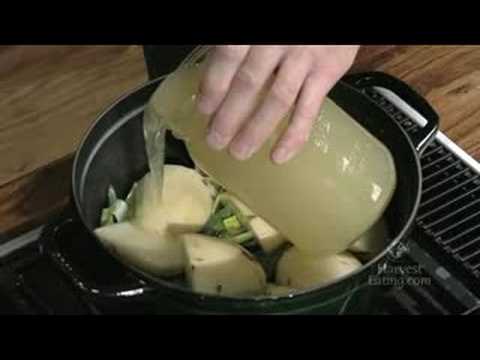 how to make leek and potato soup
