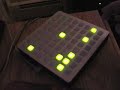 made by phineus in the moment using reaktor 5 and a patch written by kid sputnik to work with the monome 40h.  samples are homemade as well as found.  i do a little modulation tweaking offscreen but most everything else is done with the monome controller thru osc.  i'm still learning the app so i think there are some mistakes w/ with starting and stopping saved patterns.  bird sounds performed live by local bird.  a lot of the low-low sounds are not picked up by the camera mics but try to imagine a big steamroller going by.