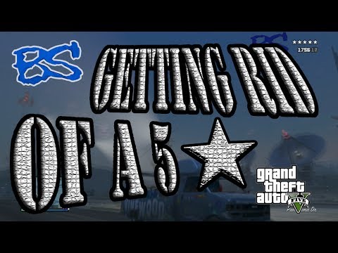 how to get rid of stars in gta v