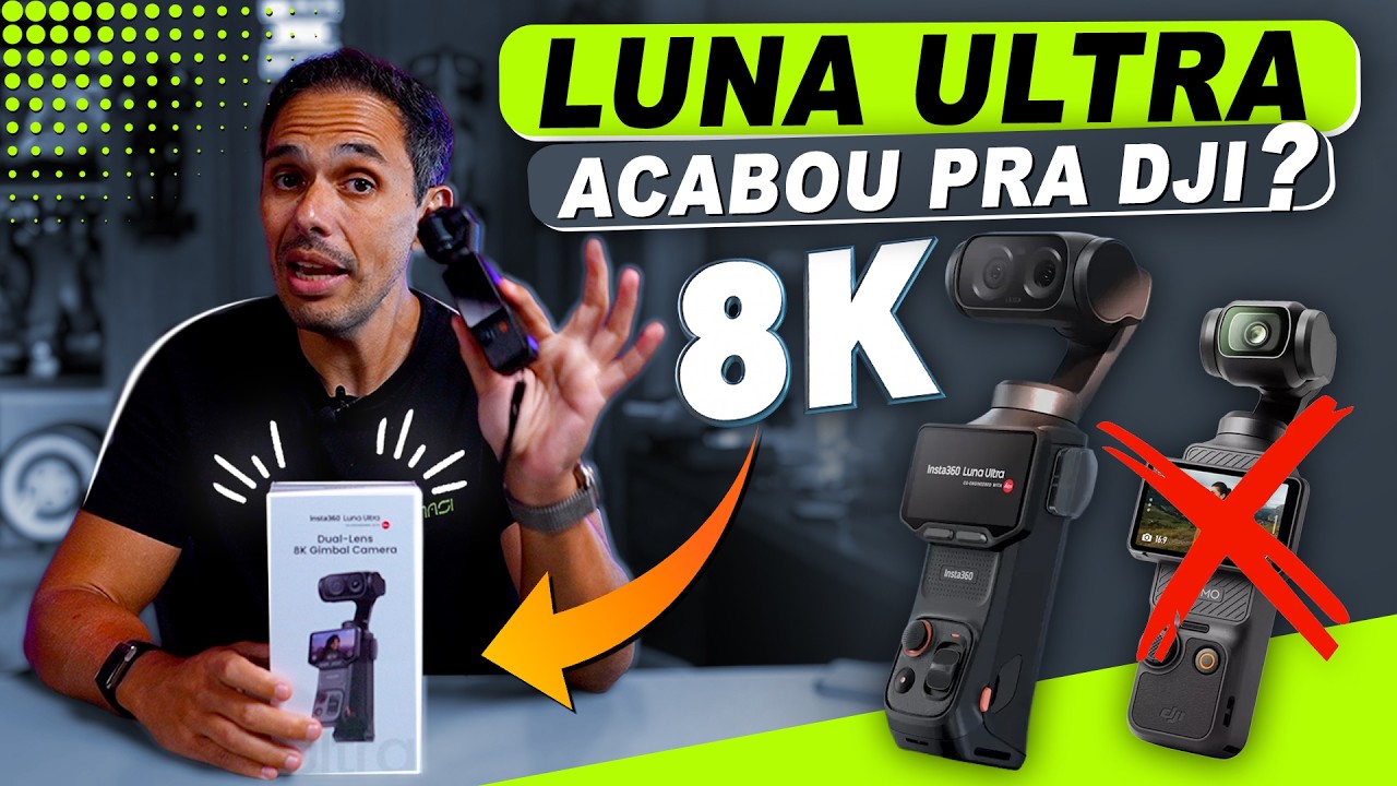 Insta360 Luna Ultra o fim da DJI Osmo Pocket? (testei lado a lado) #macmasi #insta360lunaultra