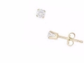 1/4 Carat Diamond 14K Gold Stud Earrings
