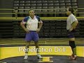 teaches penetration on takedowns. also a good conditioning drill.