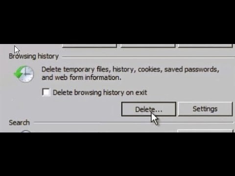 how to recover ie browser history