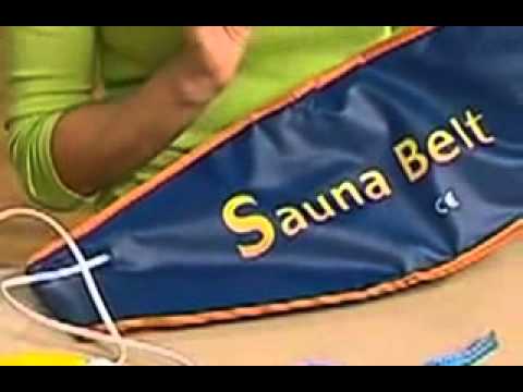 how to use velform sauna belt