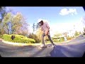 Brandon Davis skateboarding..