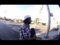 Brandon Davis skateboarding..