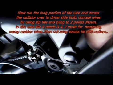 How To Install 9005 White LED Day Time Running Light Bulbs For Acura TSX 06-13