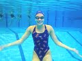 Olivia  & Jenna, Synchronised Swimming, video diary 1