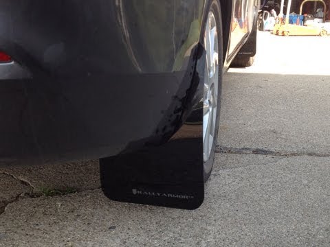 how to fit mud flaps on a corsa c