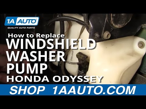 How To Install Replace Rear Window Washer Pump Honda Odyssey 99-04 1AAuto.com