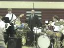 me and my friend in our middle school jazz band, playing 