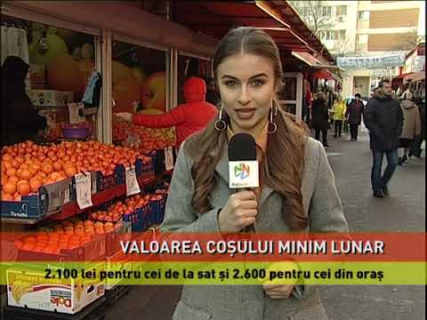 Ce valoare are coşul minim lunar