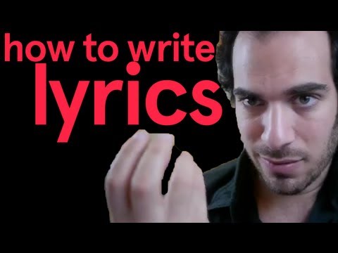 how to write song lyrics