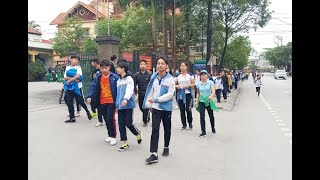 Phường Trưng Vương tổ chức ngày chạy Olympic Vì sức khỏe toàn dân