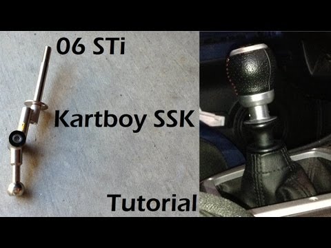 Tutorial: How to Install Kartboy Short Shifter on 2006 Subaru WRX STi