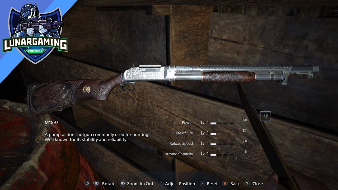 Resident Evil Village All Weapons (RE8) XLunargaming