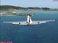 747-400 extreme  landing