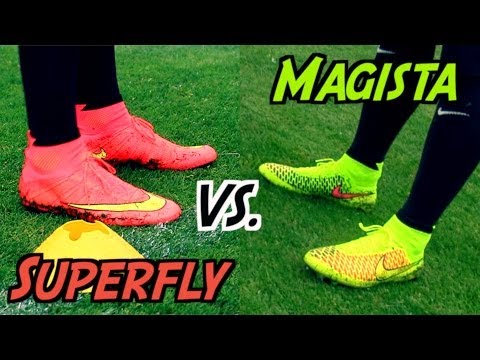 Nike_Mercurial_Video - Nike Mercurial Superfly 4 VS. Nike Magista Obra | Football Boot Battle ▻ Rate, Comment & SUBSCRIBE for more: http://bit.ly/11qa7zR ▻ Like our FACEBOOK: http:...