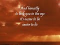 \"Easier to Lie\" by Aqualung \"Easier to Lie\" by Aqualung