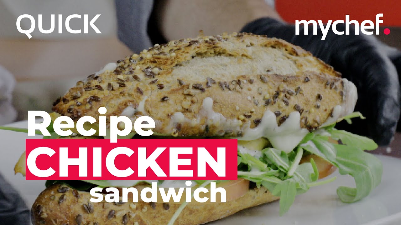 Chicken sandwich in 2 minutes with Mychef QUICK