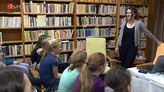 Spisovatelka Vendula Borůvková v mohelnické knihovně