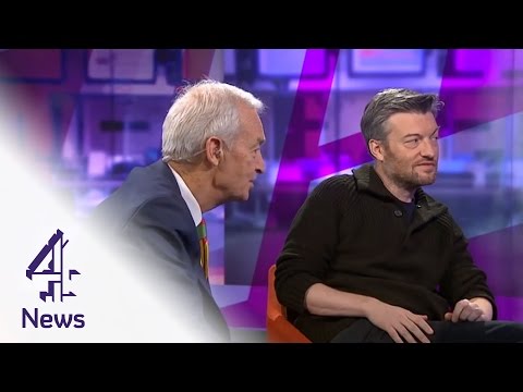 Charlie Brooker to Jon Snow: 'You're like a dog at the controls of a helicopter' - video