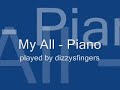 My All - Piano My All - Piano