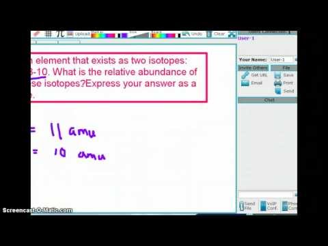 how to determine abundance of isotopes