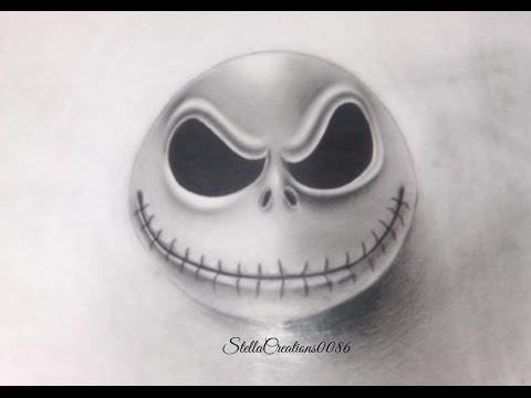 how to draw jack skellington