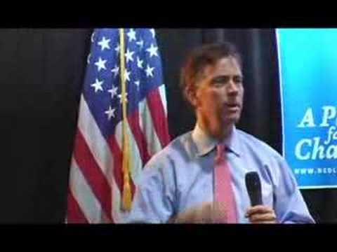Ned Lamont at Hamden Town Hall Meeting