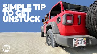 Simple Tip to Get Unstuck from Sand or Snow Even i
