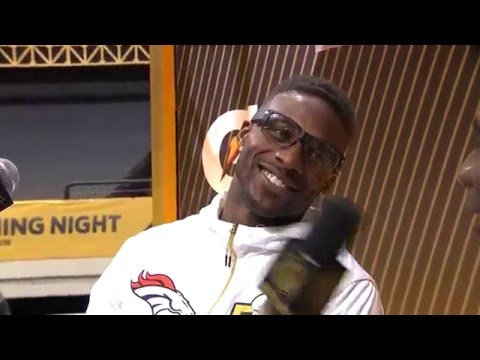 Video: Emmanuel Sanders: I Want Super Bowl MVP | Super Bowl 50 Opening Night