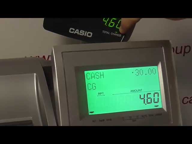 Cash Register - Casio te4500, dual thermal,keys,rolls,box,used dans Autre  à Edmundston