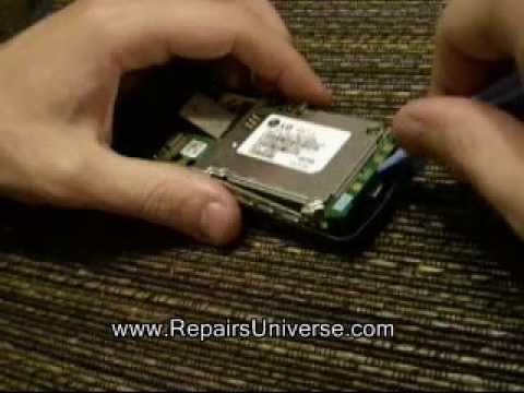 how to repair lg kp500 screen