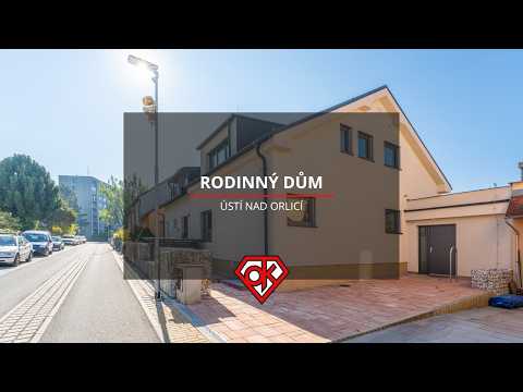 Video PRODEJ - rodinný dům v Ústí nad Orlicí