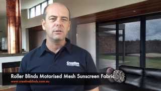 Motorised Sunscreen Roller Blinds Ballina