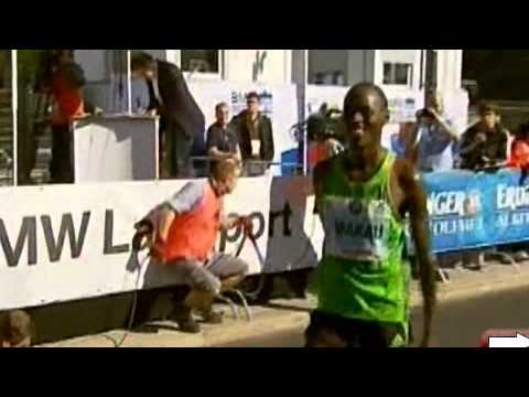 Berlin-Marathon 2011 Weltrekord 2:03:38. Patrick Makau