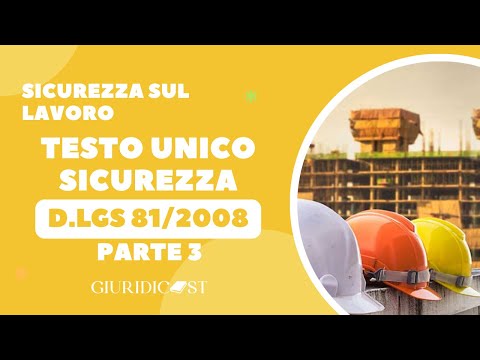 D.Lgs. 81/2008 – Parte 3 – Sicurezza sul lavoro: attrezzature, DPI e vigilanza | Concorsi