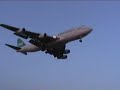 Pia 747-240B registered as AP-BFW landing at heathrow. Old video