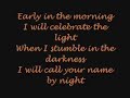 God of Wonders with lyrics