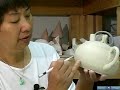 Making Double Walled Pottery : How to Sketch Designs on a Ceramic Green Clay Teapot