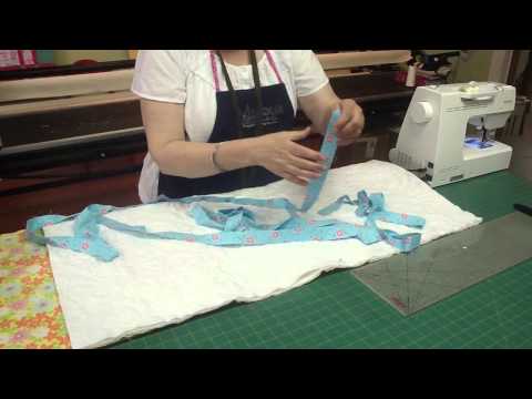 how to attach the binding to a quilt