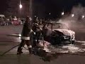 vigili del fuoco robbio 3 giu 06 incendio autovettura