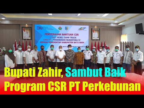 Bupati Zahir, Sambut Baik Program CSR PT Perkebunan Nusantara IV