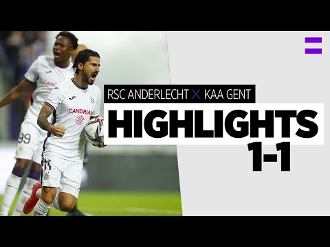 RSC Royal Sporting Club Anderlecht Bruxelles 1-1 K...